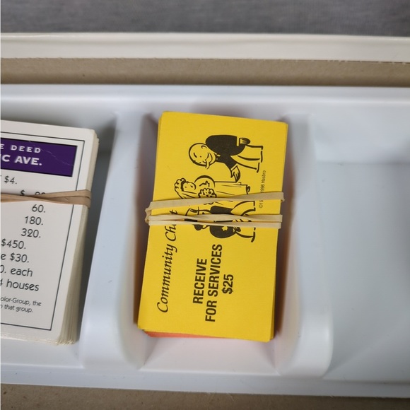 👯‍♀️Host Pick⚡️Vtg Monopoly 1999 Ed. w/ Winning Token fr Token Campaign-incomp - Picture 6 of 8